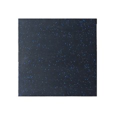 極美家居 健身房地墊 拼接地墊 健身地墊 減震墊 重訓地墊 超厚地墊 橡膠地墊 卡扣地墊, 1個, 藍黑-2.5cm復合50*50+1個卡扣,因物流超材限制，單筆限制下單6片！