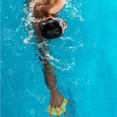 구니스토어 손가락 물갈퀴 물놀이 여름물놀이 목욕장난감, 블루 L