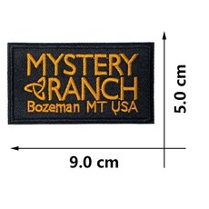 神秘農場 3D刺繡魔術貼補丁 部隊識別臂章/徽章 戰術背包/頭盔 魔鬼氈布章 戰術服/腰包 士氣章 可拆卸DIY CP, 1個, Mystery  9X5cm(刺繡款)