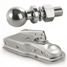 트레일러견인장치 볼마운트 자동차 견인볼 커플러잠금, 1개, 1-7/8x2.5 커버(63mm)