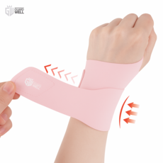 가드웰 초슬림 초경량 손목보호대, 핑크, 1개