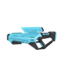 手自一體電動水槍 燈光 自吸 防水 DIY電子衝脈 高發水槍 兒童玩具, 1個, 高科技DIY【電動水槍-藍色】,【可外接瓶-手自一體-燈光變化】, 藍色
