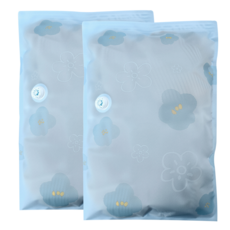 44실 특후 천 압축팩 의류용 진공 겨울옷 압축팩 세트 - 다양한 사이즈 제공 이불 보관 간편 정리 수납 공간, 3개, 1개입