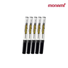 모나미 굵은글씨용 네임펜 M, 2mm 블랙, 5개