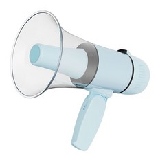 沙雨 SHAYU 迷你USB充電喊話器, 藍色, 1個, 可插U盤
