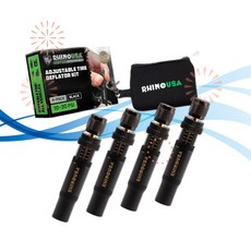 Rhino USA 조절식 타이어 디플레이터 키트 (1030 PSI) 오프로드용 궁극의 스크류 온 자동 트레일용 빠르고 쉬운 에어 다운 시스템 오프로드 액세서리, 1개