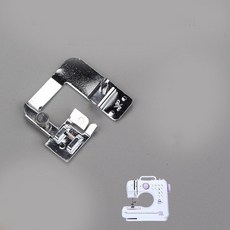 家用多功能縫紉機工具單賣卷邊壓腳鎖邊隱形拉鏈包邊塑料打褶配件, 3-8英寸9mm, 1個