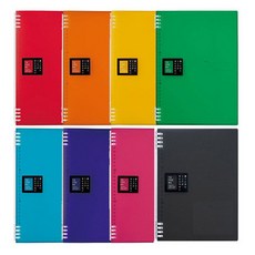 킹짐 A4 30공 초슬림 분리링 바인더노트 9856TTE RC114, 7.옐로우