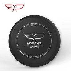 創意耐用【1707人好評】175g專業極限飛盤戶外運動飛盤健身飛碟軟兒童迴旋訓練成人比賽 LLUE, 專業LOGO黑色, 1個