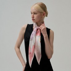 닥스 DAKS 실크 마름모 스카프 SKN011