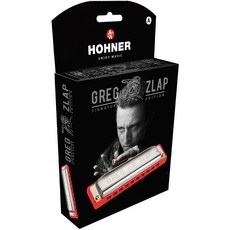 HOHNER Greg Zlap 簽名十孔口琴 A調, 1個