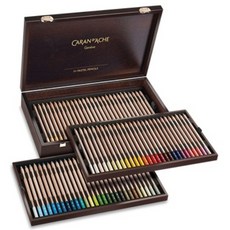 CARAN D'ACHE卡達 Pastel Pencils 專家級粉彩鉛筆 84色精緻木盒組, 詳見包裝