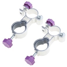 낚시 의자 우산 장착 클램프 낚시 의자 우산 클램프 스탠드 홀더, Purple Color, 2개