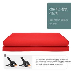 크로마키 스크린 배경천 특대 촬영, 1개, 두꺼운 레드 3.2x2m