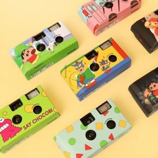 EVERYBOX 짱구 일회용 필름 카메라 04 흰둥이 20대여성 야외촬영, 05 초코비