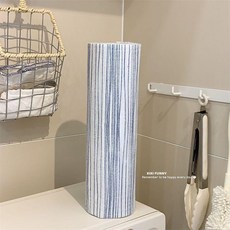 不鏽鋼廚房紙巾架 桌面立式捲紙架, 線條抹布卷,32.6cmx15cm, 1個