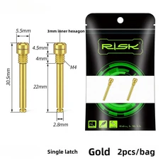MTB 로드 바이크 디스크 핀 나사 티타늄 합금 XT 호환, 03 Single Pin 2PCS Gold