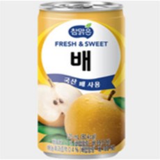 참맑은 배 175ml 60캔 과일음료