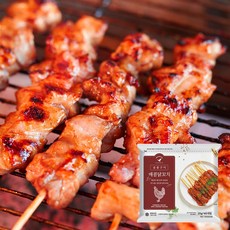 청학동 매콤 닭꼬치 20g x 40개입 800g 숯불 다리살, 1개