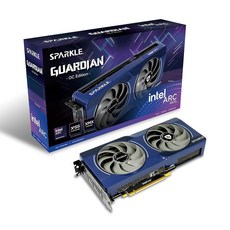 스파클 인텔 아크 B570 가디언 OC 그래픽 카드 10GB GDDR6 찢어진 냉각 2.0 축 팬 호흡 조명 금속 백플레이트 SB570G-10GOC, B570 Guardian OC Edition