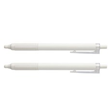 MONO 그래프 라이트 S 볼펜 0.5mm, 2개, 화이트