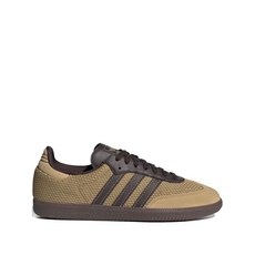 아디다스 삼바 OG "골든 베이지 다크 브라운" 스니커즈