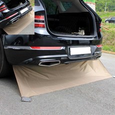 차량 바닥 매트 트렁크 하단 방수 시트 차박 캠핑 바람차단 깔개, 상세페이지 참조, 2범퍼바람막이-화이트