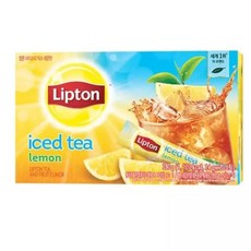 립톤 아이스티 레몬맛 스틱 20개입/레몬/분말/디저트/간식/음료/달달한/맛있는/식당/업소/매장/가정/다용도, 14g, 20개입, 1개