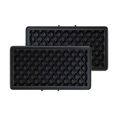 BRUNO Bruno BOE084-WAFFLE 雙人帕尼尼厚燒機專用鬆餅盤 CAKE 蛋糕烤盤, 詳見包裝, 詳見包裝, 鬆餅烤盤(雙)