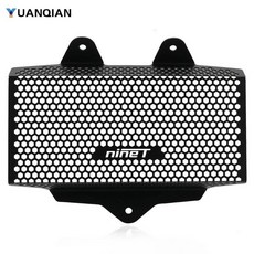 라디에이터 그릴 가드 커버 오일 쿨러 보호대 오토바이, 4. NineT LOGO