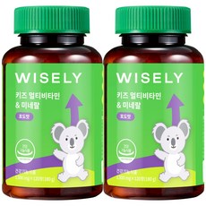 와이즐리 키즈 멀티비타민 미네랄, 2개, 120정