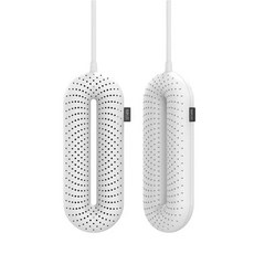 신발 건조기 운동화 살균기 소독기 슈드레서 최신 전기 타이머 포함 발 온열 장치 보호기 악취 제거 및 살균 가정용 부팅, White No Timer