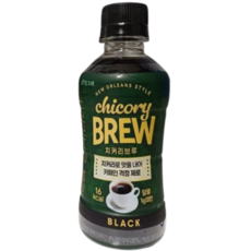 빙그레 치커리브루 블랙, 260ml, 20개