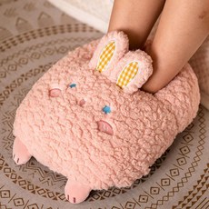미니 온열 발난로 USB 풋워머 온열기 발보온기 발히터 난방기, 작은 토끼, 기본 색상