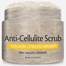 DR.EFFECTIVE 身體磨砂膏 煥亮肌膚 補水保濕 平滑肌膚 溫和去角質, 1個, 無logo抗橘皮身體磨砂膏,453