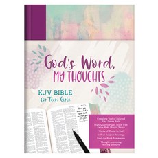 God's Word My Thoughts KJV Bible for Teen Girls Hardcover, Barbour Publishing, English, 9781636091464