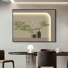 분전함가리개 두꺼비집 배전함 커버 인터폰 인테리어 덮개, 라이트 럭셔리 골드 프레임, Y7077