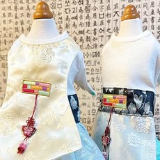 온지니 패션독 개량한복 강아지한복, 바지-S