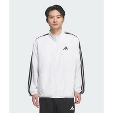 [매장정품] 아디다스 ADIDAS 3-스트라이프 레귤러 핏 라이트 우븐 트랙 탑 KR8909