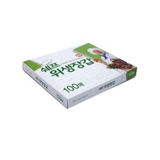 YBK 쉐프 위생장갑 100매 20개, 100개입