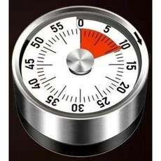 주방용 타이머 자석 스톱워치 알람시계, 02. 블랙, 1개