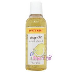 Burt's Bees 檸檬維他命E身體護理油 147.8ml, 1個, 147.8ml好香檸檬油