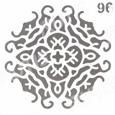 ST-CU2-0365型染版(Stencil)-蝶古巴特diy-簍空模板-塗鴉模版-繪畫模版，多款圖案可選，輕鬆打造獨特風格, 1個, ST-CU2-0365