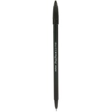 AN 싸인펜 검정 0.3mm 가는펜 필기 사무실 12개입