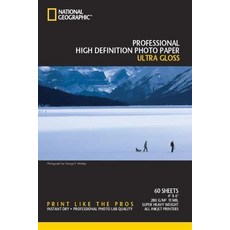 National GeoGRAPHIC 그래픽 전문가용 고화질 포토 용지 (177700 4x6 60장) 189702, National GeoGRAPHIC 그래픽 전문가용 고