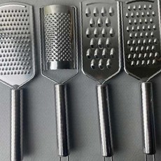 주방 치즈 야채 강판 스텐 그레이터 손잡이형 채칼 4세트, 1개, 상세페이지 참조