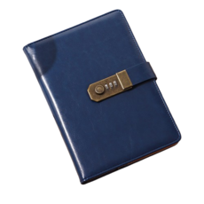 시크릿 잠금 성인 일기장 다이어리, 1개, 블루