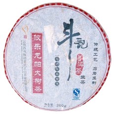 茶韻 普洱茶2007年斗記茶廠 攸樂龍帕大樹茶200g生茶, 200g, 1個, 1個裝