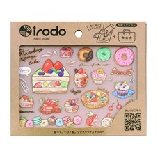 irodo 간편한 패브릭 스티커 6종, 케이크