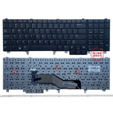 델프리시전 노트북용 미국 키보드 E6520 M4600, [01] no mouse stick, 1개